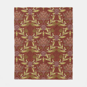 Couverture Polaire William Morris Noël