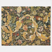 Couverture Polaire William Morris Owl et Acanthus (Devant (Horizontal))