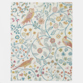 Couverture Polaire William Morris - Owl et Berries (Devant)