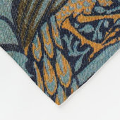 Couverture Polaire William Morris Peacock and Dragon Woven Design (Coin)