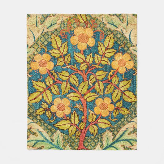 Couverture Polaire William Morris Rose Wreath : Arts et Métiers class (Devant)