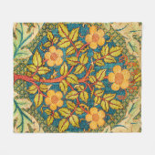 Couverture Polaire William Morris Rose Wreath : Arts et Métiers class (Devant (Horizontal))