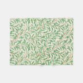 Couverture Polaire William Morris. Saumon. Verdure vintage (Devant (Horizontal))