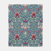 Couverture Polaire William Morris Snakeshead Fritillaire Floral Desig (Devant)