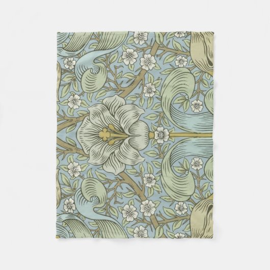 Couverture Polaire William Morris Spring Thicket : Floral antique (Devant)