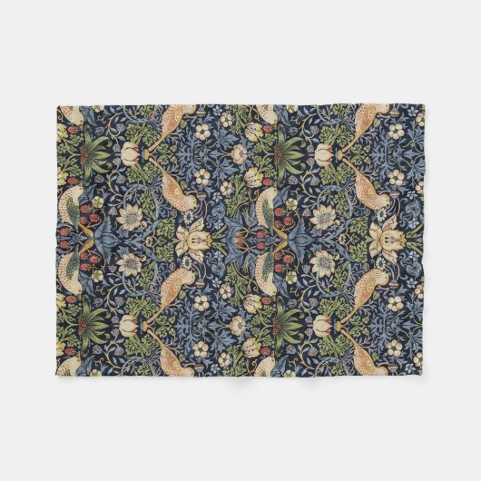 Couverture Polaire William Morris Strawberry Thief (Devant (Horizontal))