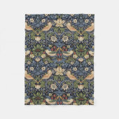 Couverture Polaire William Morris Strawberry Thief (Devant)