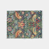 Couverture Polaire William Morris Strawberry Thief Version restaurée (Devant (Horizontal))