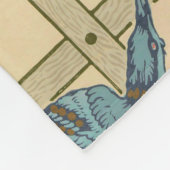 Couverture Polaire William Morris Trellis Design classique de papier  (Coin)