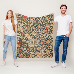 Couverture Polaire William Morris Trent Garden Flower Classic Botanic