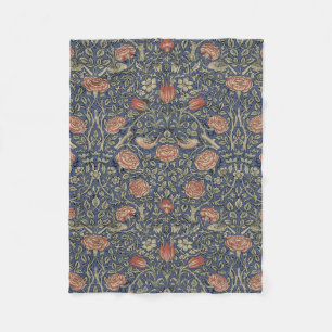 Couverture Polaire William Morris Tudor Fond d'écran Rose