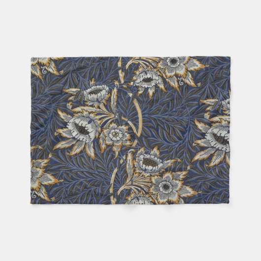 Couverture Polaire william morris tulip and willow tapestry pattern (Devant (Horizontal))