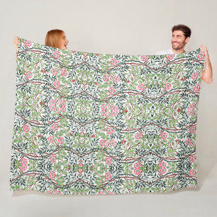 Couverture Polaire William Morris Vintage Briar Rose Foliage