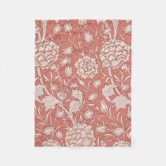 Couverture Polaire William Morris Wild Tulip Classique Conception Vic (Devant)
