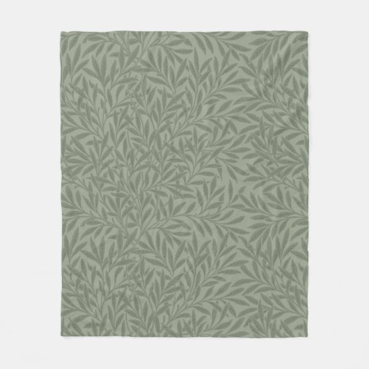 Couverture Polaire William Morris Willow Flower Classic (Devant)
