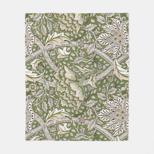 Couverture Polaire William Morris Windrush fleurs florales classique (Devant)