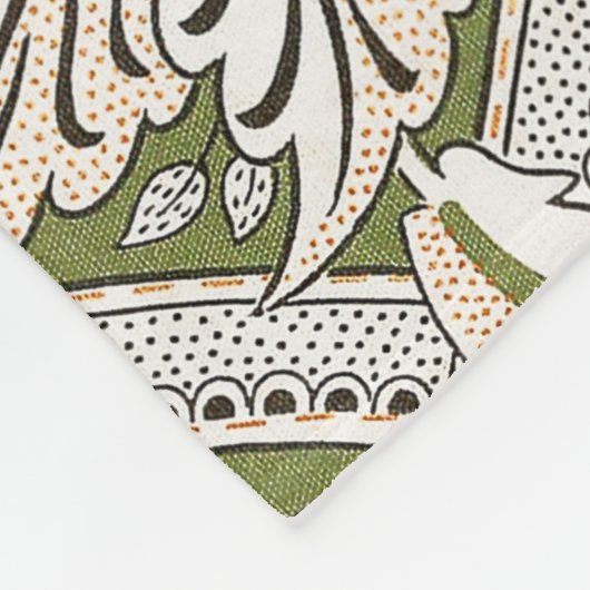 Couverture Polaire William Morris Windrush fleurs florales classique (Coin)