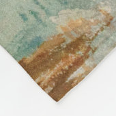 Couverture Polaire William Turner - La lagune près de Venise au couch (Coin)