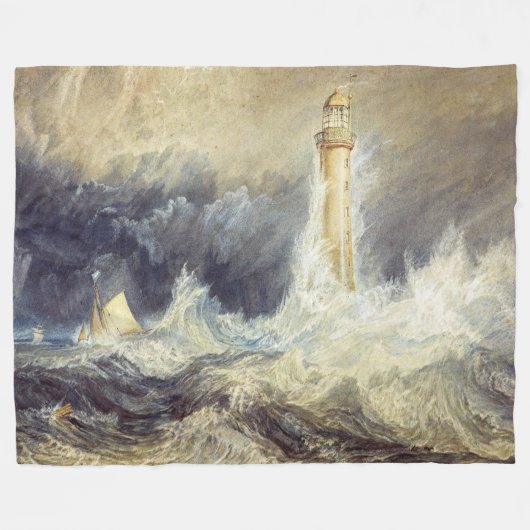 Couverture Polaire William Turner - Phare de Bell Rock (Devant (Horizontal))