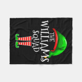 Couverture Polaire Williams Family Name Squad Matching Group Elf Chri (Devant (Horizontal))