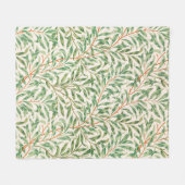 Couverture Polaire Willow Bough par William Morris (Devant (Horizontal))