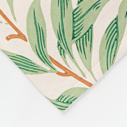 Couverture Polaire Willow Bough par William Morris (Coin)