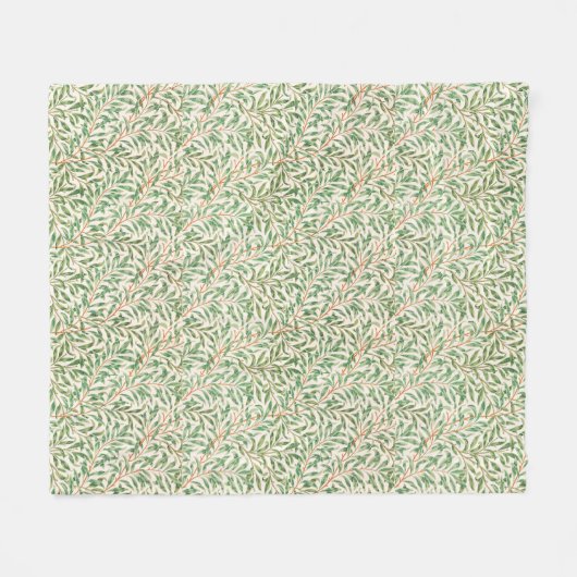 Couverture Polaire Willow Bough par William Morris Fleece Blanket (Devant (Horizontal))