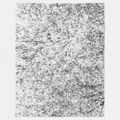 Couverture Polaire Willow se déleave. Abstract (Devant)