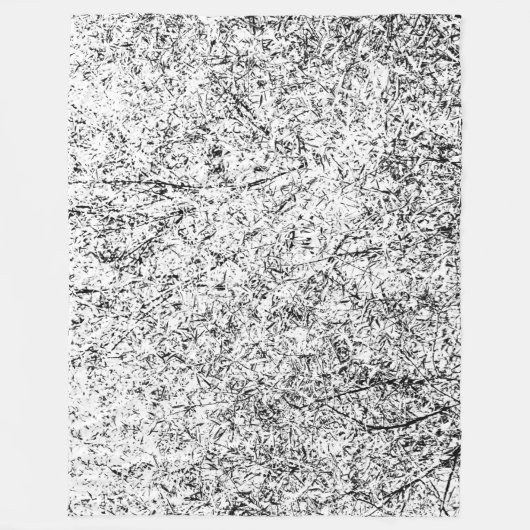 Couverture Polaire Willow se déleave. Abstract (Devant)