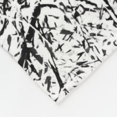 Couverture Polaire Willow se déleave. Abstract (Coin)