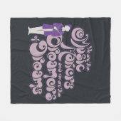 Couverture Polaire Willy Wonka - Les créateurs de musique, les rêveur (Devant (Horizontal))