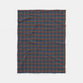 Couverture Polaire Wilson Clan Blue, Green et Red Tartan (Devant)