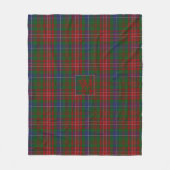 Couverture Polaire WILSON TARTAN Motif Monogram BLANKET W (Devant)