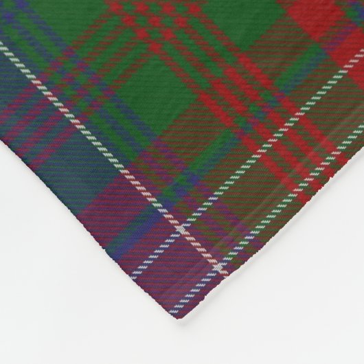 Couverture Polaire WILSON TARTAN Motif Monogram BLANKET W (Coin)