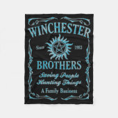 Couverture Polaire Winchester Brothers depuis 1983 (bleu clair) (Devant)