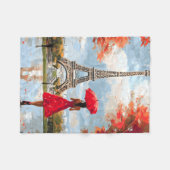 Couverture Polaire Wind Romance Paris Chic Walk (Devant (Horizontal))
