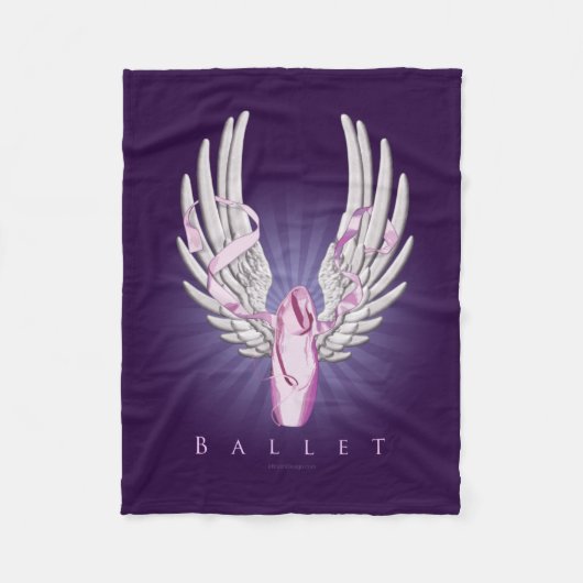 Couverture Polaire Winged Ballet (Dance) Fleece Blanket (Devant)