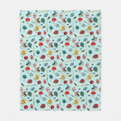 Couverture Polaire Winter Sports Hockey Player Equipment Gear Pattern (Devant)