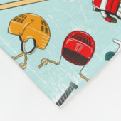 Couverture Polaire Winter Sports Hockey Player Equipment Gear Pattern (Coin)