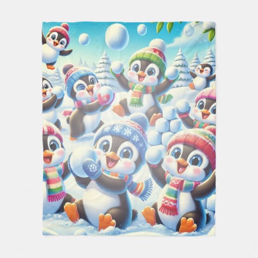 Couverture Polaire Winter Whimsy (Devant)