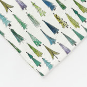 Couverture Polaire Winterholiday Evergreen Trees (Coin)