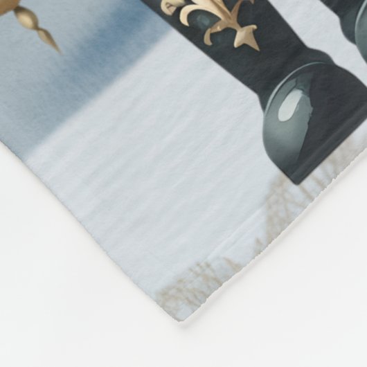 Couverture Polaire Wintery Gothic Holiday Fleece Blanket (Coin)