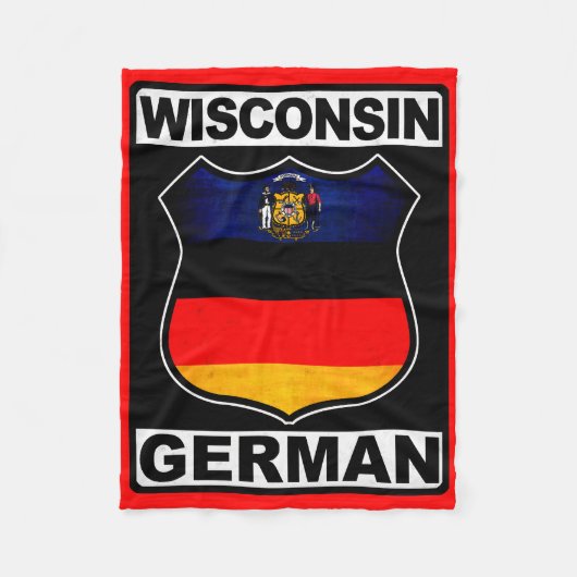 Couverture Polaire Wisconsin allemand américain (Devant)