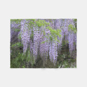 Couverture Polaire Wisteria Blanket pour les amoureux des fleurs (Devant (Horizontal))