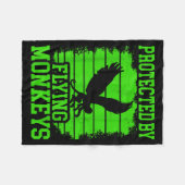 Couverture Polaire Witch Get My Flying Monkeys  (Devant (Horizontal))