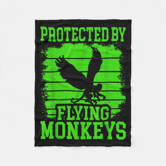 Couverture Polaire Witch Get My Flying Monkeys  (Devant)