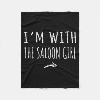 Couverture Polaire With The Saloon Girl Matching Lazy Halloween