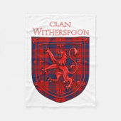 Couverture Polaire Witherspoon Tartan Scottish Plaid Lion Rampant (Devant)