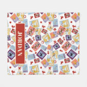 Couverture Polaire Wizard of Oz™ Character Print Toss Pattern (Devant (Horizontal))