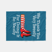 Couverture Polaire Wizard Of Oz - We Thank You Very Sweetly  (Devant (Horizontal))